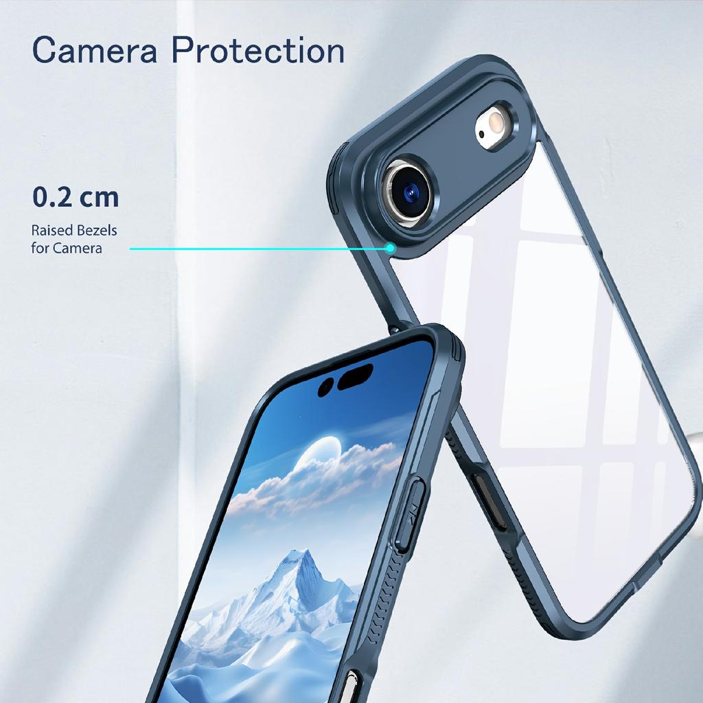 For iPhone Air Case Ultra Slim TPU PC Clear Phone Back Cover