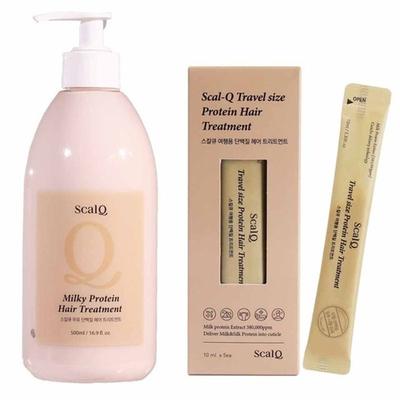 ScalQ Milk Protein Hair Treatment 500ml + 5 Travel Treatments