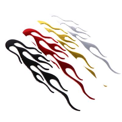 20*4Cm Car Motorcycle 3D Flame Fire Reflective Sticker Reflective Vinyl Decal