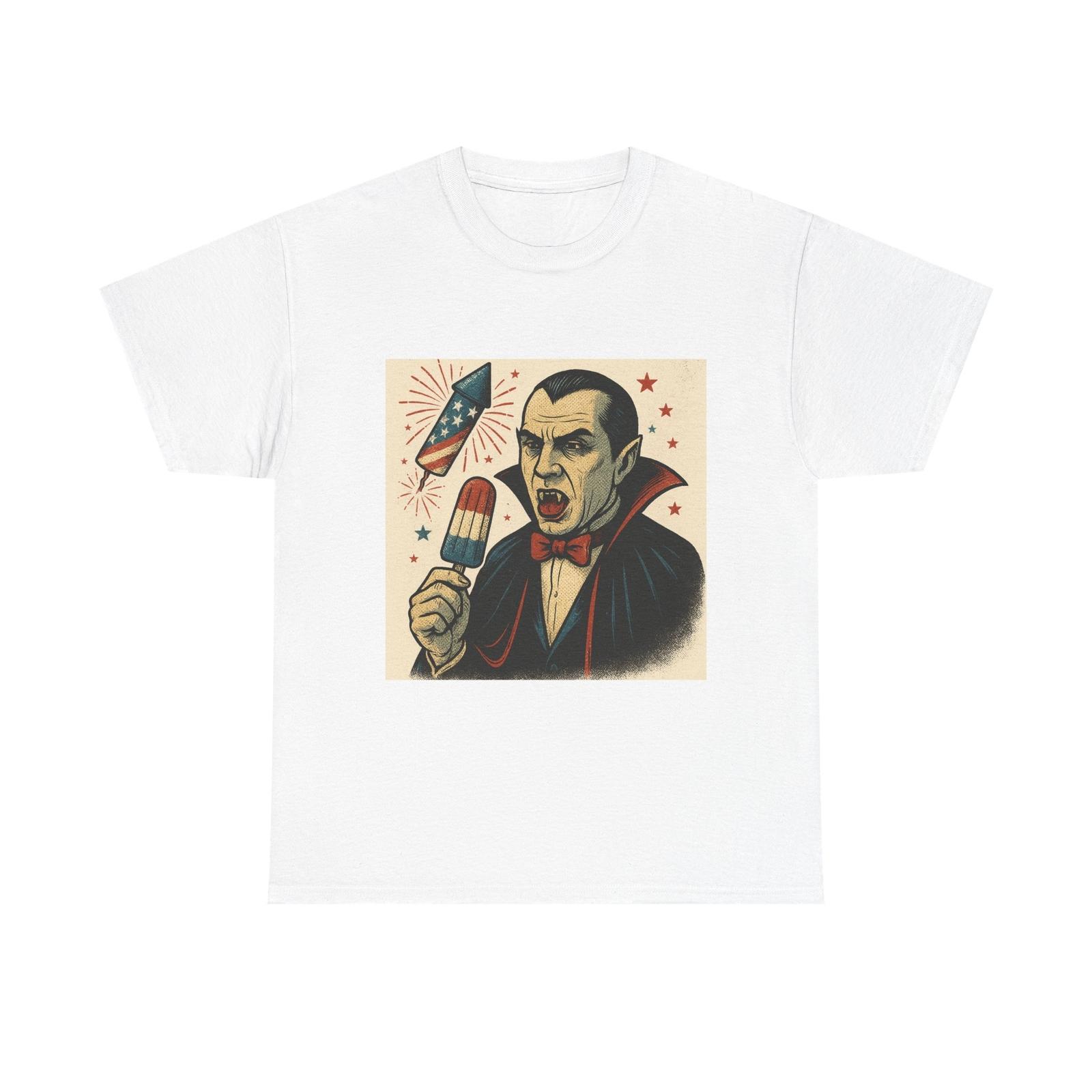 Vintage Horror Tee, Graphic T Shirt, Halloween Shirt, Retro Dracula Apparel, S