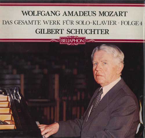 

LP Record GILBERT SCHUCHTER - Mozart Das Gesamte Werk Fur Solo-kl 67005005 BELLAPHON 1982 Germany Classical Used
