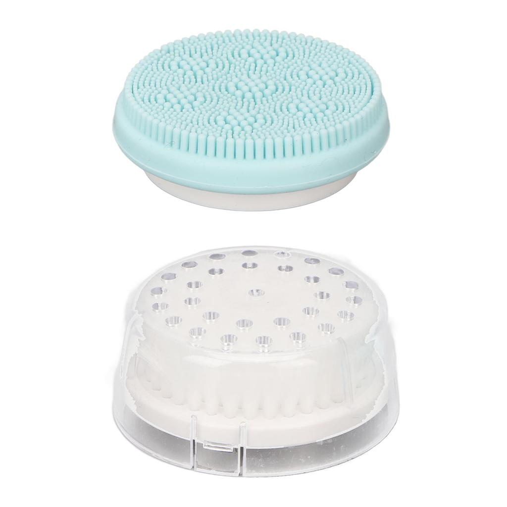 Facial Cleansing Brush 6000RPM Rotating Speed 3 Brush Head Electric Face Wash Brush White
