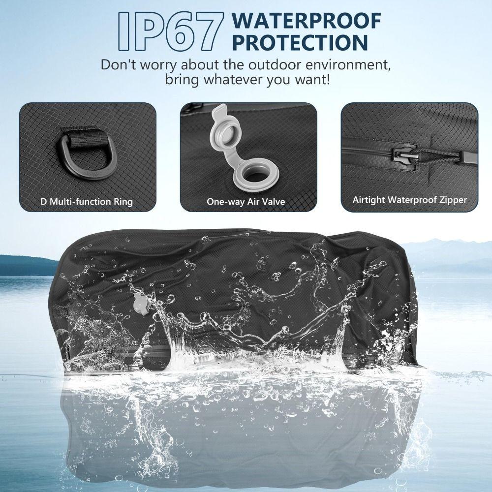 Waterproof Vacuum Compression Bag Reusable Luggage Vacuum Storage Bag  Backpack