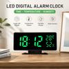 Snooze Desktop Table Clock Dual Alarm Bedside LED Clock Digital Alarm Clock  Home Decor