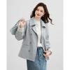 TERRE BLEUE Women's Short Trench Coat
