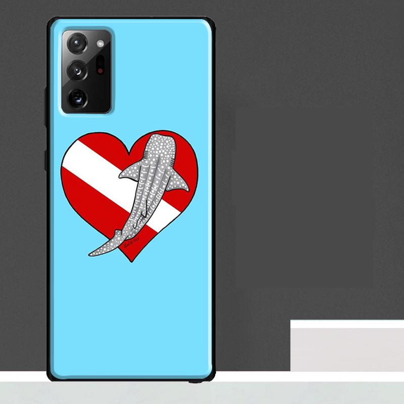 whale sharks Case For Samsung Galaxy S24 Ultra S23 S22 S21 S25 Ultra S9 S10 S20 Plus S25 FE Phone Cover