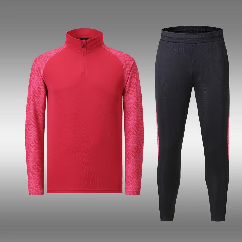 Unisex Quick-Dry Running Set Long Sleeve Athletic Top Jogging Gym Workout Fall Winter