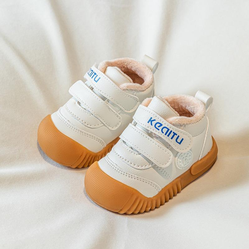 

Зимние новые женские туфли для малышей, теплые детские туфли из хлопка, два хлопковых бархата, мужская мягкая подошва, нескользящая, одноклассники 15