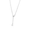 Round Bead Tassel Necklace for Women with A Cold and Luxurious Style Collarbone Chain