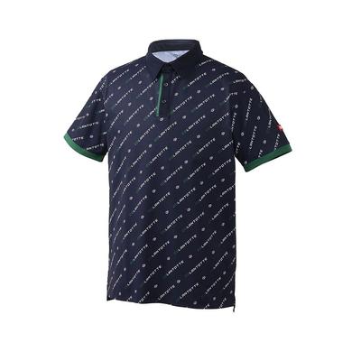 Colantotte Sportfunktionsbekleidung Polo und Shirt, Allover-Druck, Marineblau, XL, Herren Damen