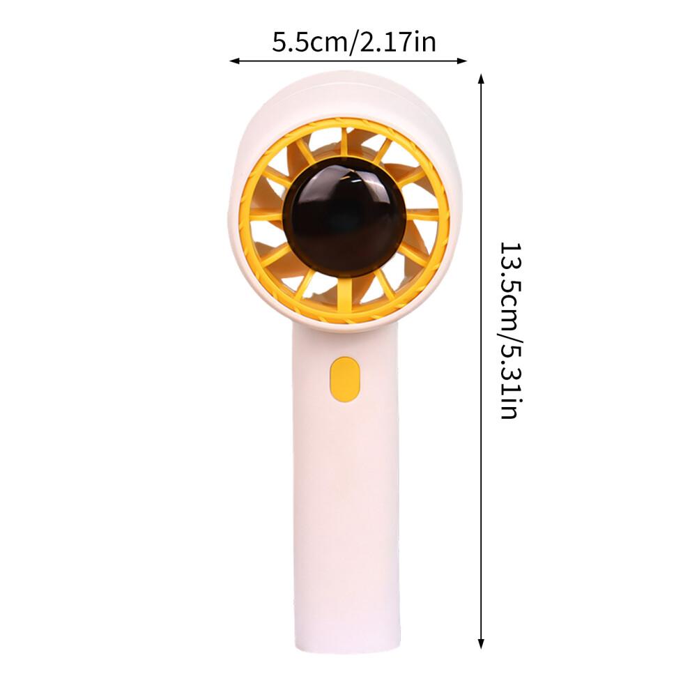 Powerful Handheld Fan Low Noise Cooling Fan for Outdoor,-Green