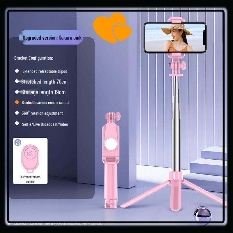 Universal Bluetooth Selfie Stick & Tripod for Android - Multifunctional Handheld Photography