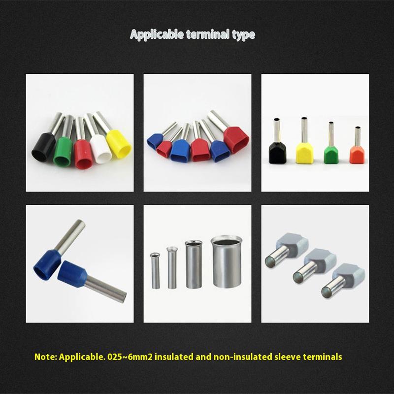 HSC8 6-4A Crimping Pliers Tube Type VE TErminAl Quick Wiring Pliers TE Pin ClAmp ElectriciAn Crimping Pliers