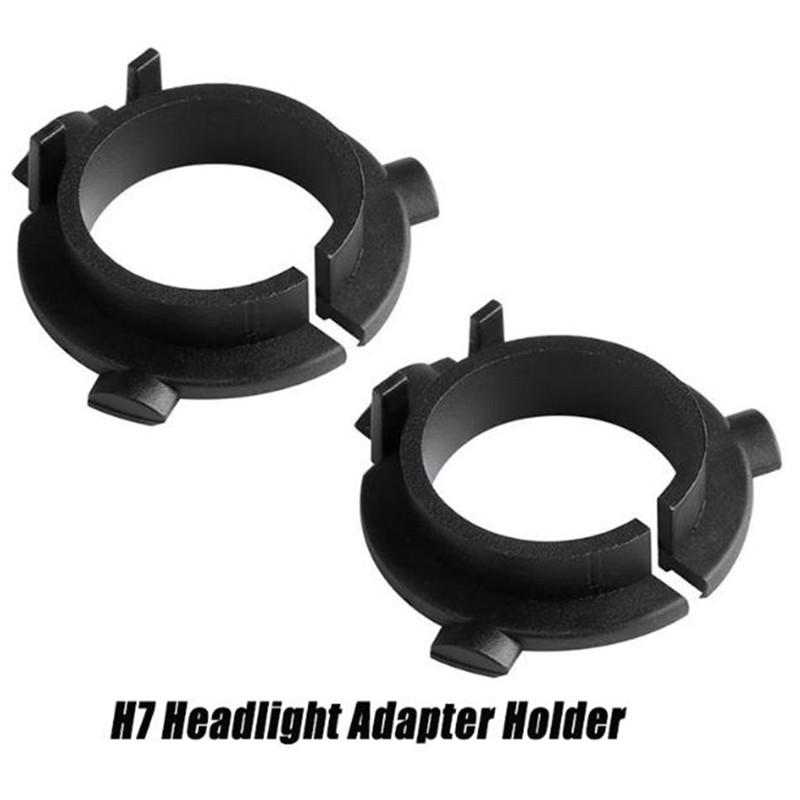 2Pcs H7 Led Kit Headlights Base Adapter Car Led Clip Retainer Sockets Adaptor