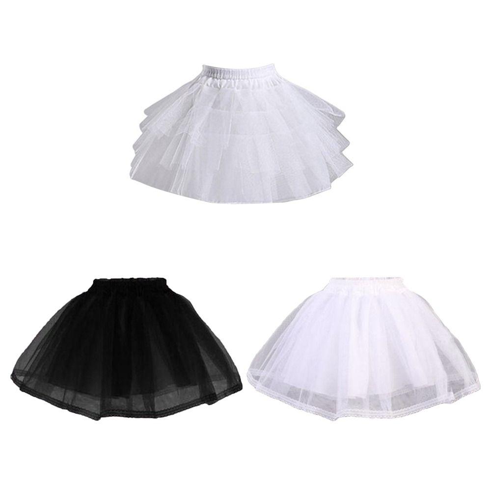 A-line Shape Underskirt Crinoline White Crinoline Skirt Fashion Flower Dress Accessories