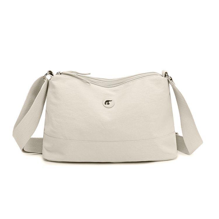 Nylon Crossbody Bag Women's Lightweight Commuter Shoulder Bag Multi-compartment Small Square Bag