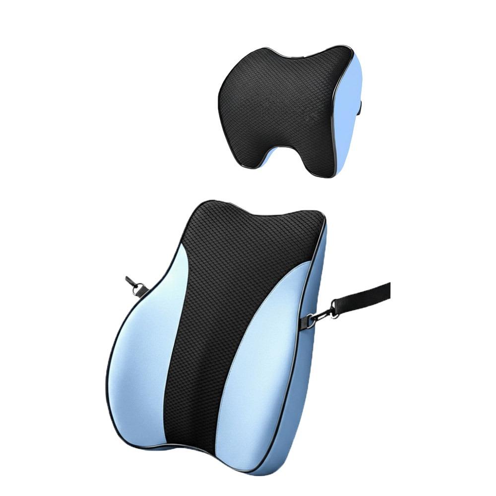 Mesh Lumbar Support Pillow Mesh Breathable Waist Cushion Universal Car Headrest Waist Support