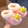 Cute Trend Children Fur Slippers for Girls Cartoon Kids' Winter Shoes Fashion Non-slip Leather Boys Causal Warm Home Slippers