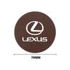 2Pcs Leather Coaster Anti-slip Water Cup Pad Mat For Lexus IS250 IS200 CT200h GS300 LS430 RX450h LX570 IS300 ES RX LS IS NX CT