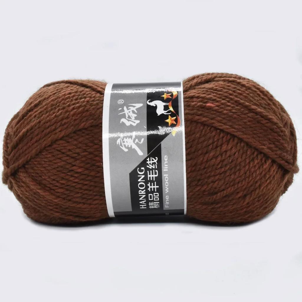 6 stk Supertykt Ullgarn 300g (10.56oz) for Strikking & Hekling Rask DIY Chunky Teppe Sjal Skjerf Ullbukser Tykt Håndverksgarn