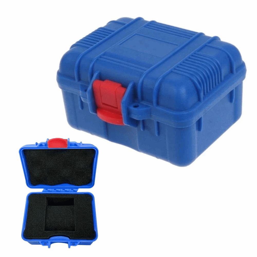 

Plastic Bracelet Storage Box 1 Slot Jewelry Storage Case Hard Case Watch Travel Case Outdoor Watch Cotton Blue