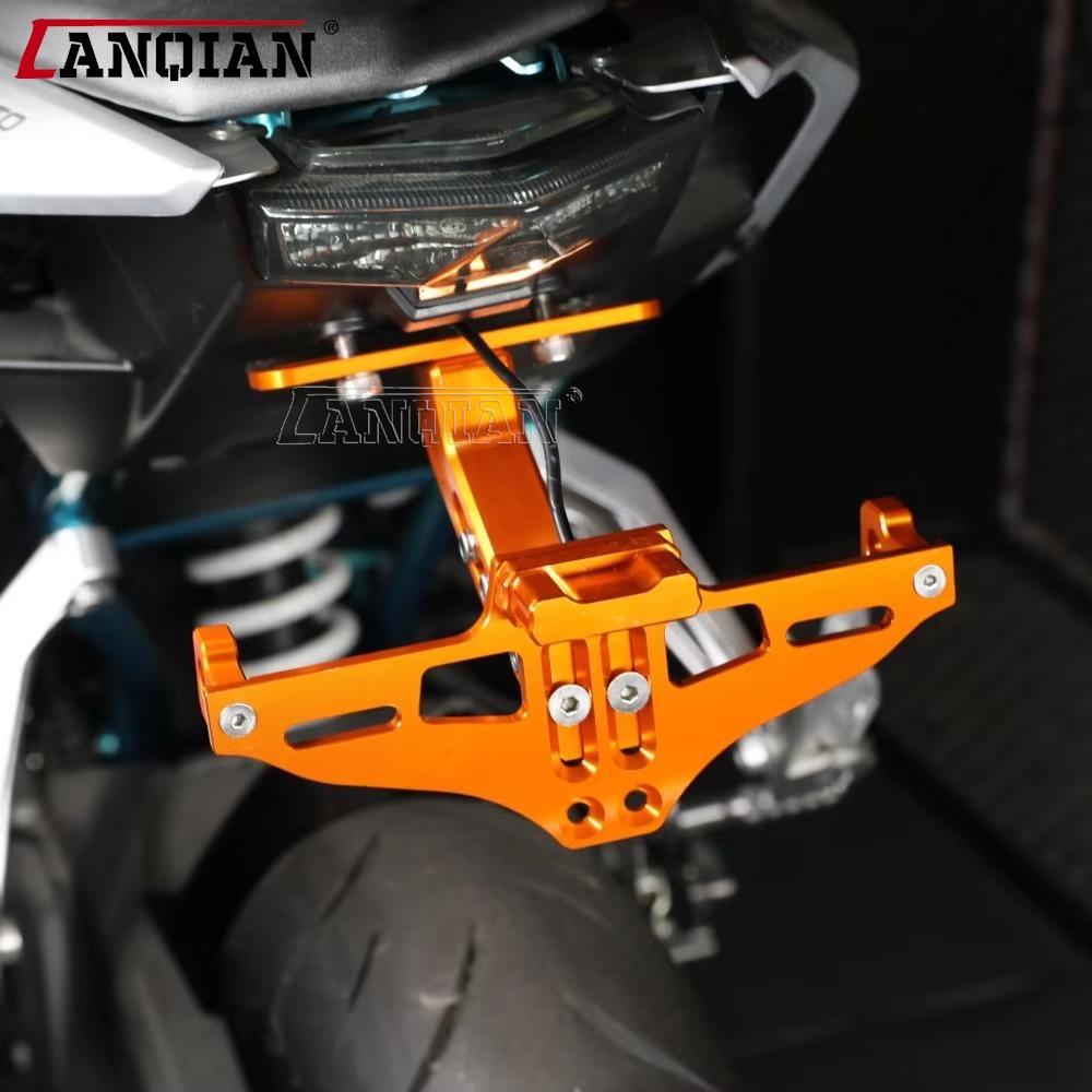 For Duke 125 200 DUKE250 390 DUKE390 2011-2023 2024 Rear License Plate Holder Bracket with LED Fender Eliminator Kit Accessories