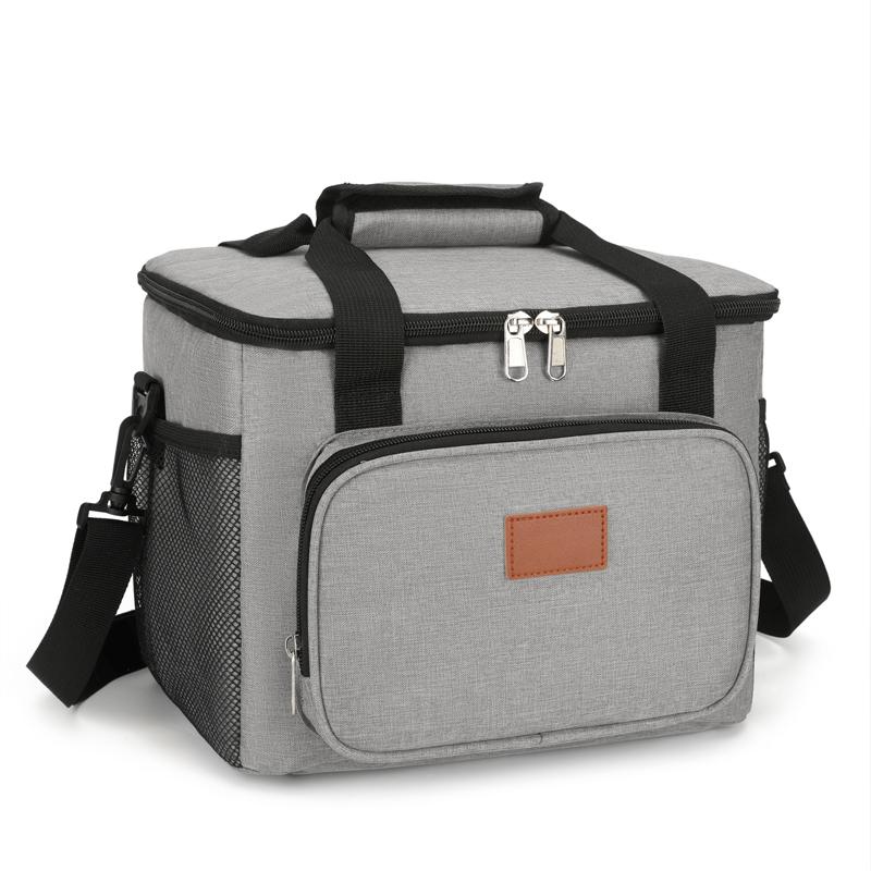 Large Capacity Insulated Lunch Bag with Shoulder Strap,suitable for Students,outdoor Camping,office Workers,no Contact with Food