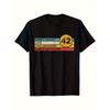 1pc Men'S Hitchhiker'S Guide To the for Galaxy Inspired T-Shirt - Don't Panic 42 Design, Black Retro Sci-Fi Graphic Tee with Hitchhiker'S Guide Logo