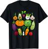 Powered Plants Vegetarier Nach Veganer Ernährung T-Shirts Y2k Mode T-Shirts Lustig Vintage Sommer Grafikdruck Oberteile Geburtstagsgeschenk Unisex