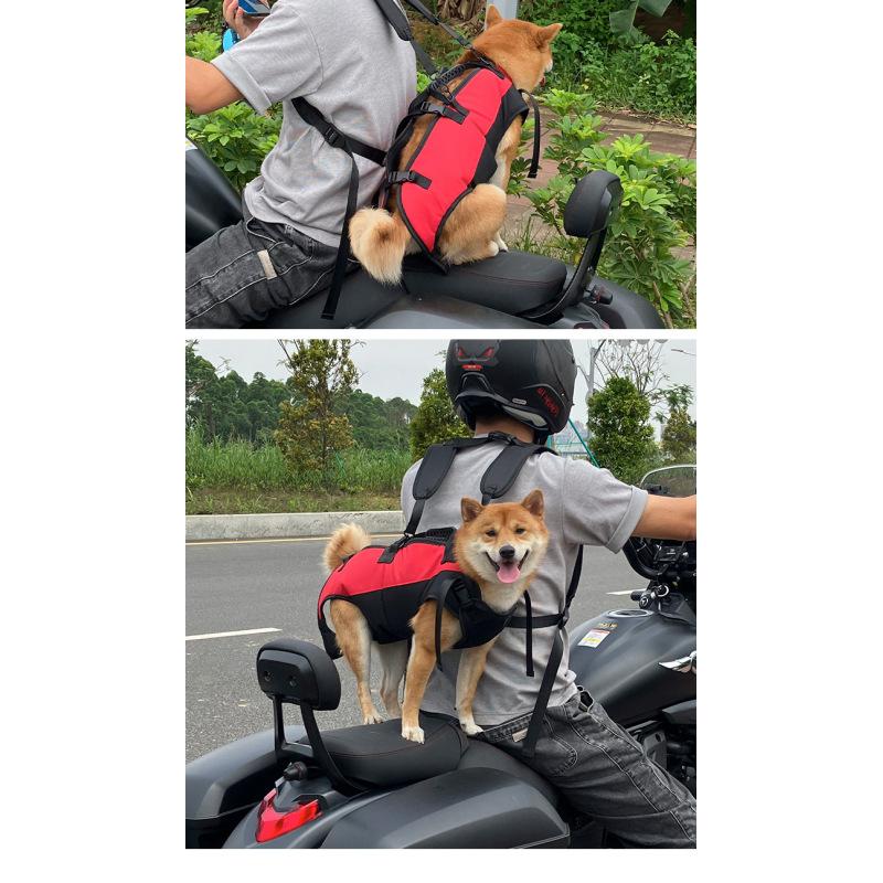 Dog Carrier Backpack, Comfortable Doggy Front Backpack Pet Puppy Carrier Travel Pack with Breathable Head Out Design and Padded Shoulder