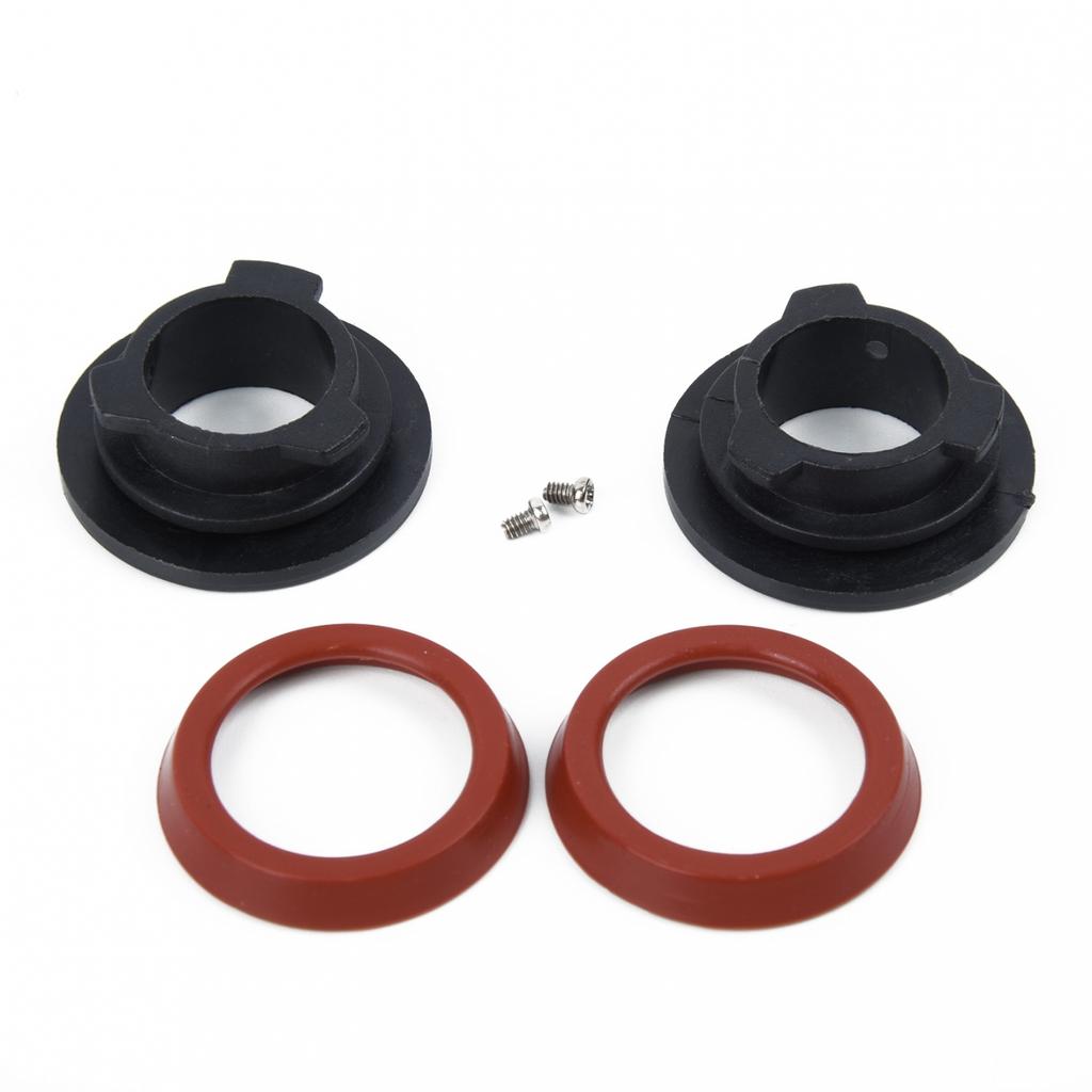 2pcs H11 ABS LED Headlight Bulb Base Adapter Socket Retainer Holder Black New