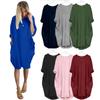 Elegant Women Stretch Loose Baggy Jumper Tops With Pockets For Perfect Party Look