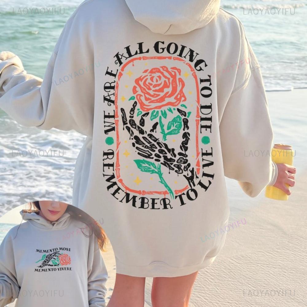 Худи Memento Mori Психическое здоровье Хронические заболевания Осознанность Spoonie Свободный Повседневный Уличная одежда POTS EDS РС Amor Fati Memento Vivere S