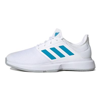 GameCourt White Sonic Aqua Men Sneakers Cloud-White Grey-Two GZ8514