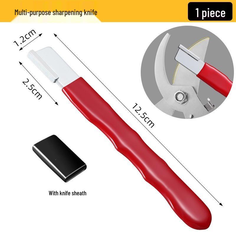 Household Kitchen Tool: Quick Knife, Scissors, and Shears Sharpener with Stone