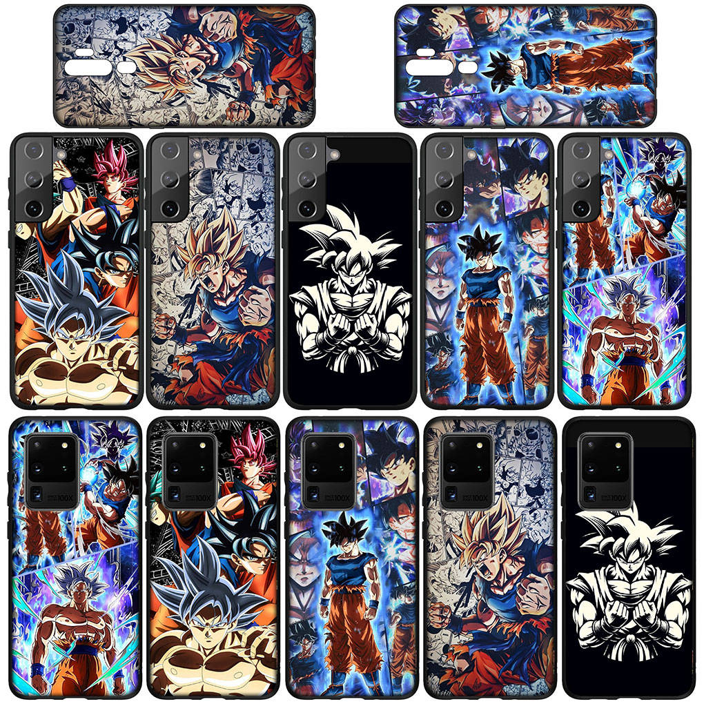 Phone Case for Samsung Galaxy S25 S24 S23 iPhone 16 15 Redmi Note 14 13 12 16E 11 Pro Max XR OPPO Moto Huawei Dragon Ball Goku DragonBall Super Cover