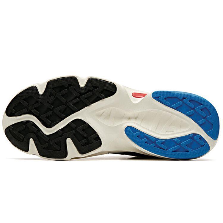 Anta Lifestyle Series Shock Absorbing Non-Slip Wear-Resistant Low-Top Dad Shoes Men Sneakers Blue White Black 11948882-4
