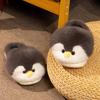 Unisex Penguin Slippers Plush and Adorable Home Slippers Thick-Soled Warm Winter Indoor Slippers