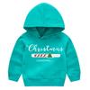 Vánoce Nový rok kreslené jaro a podzim Dětský svetr s kapucí s potiskem pro chlapce a dívky ležérní topy s mikinou