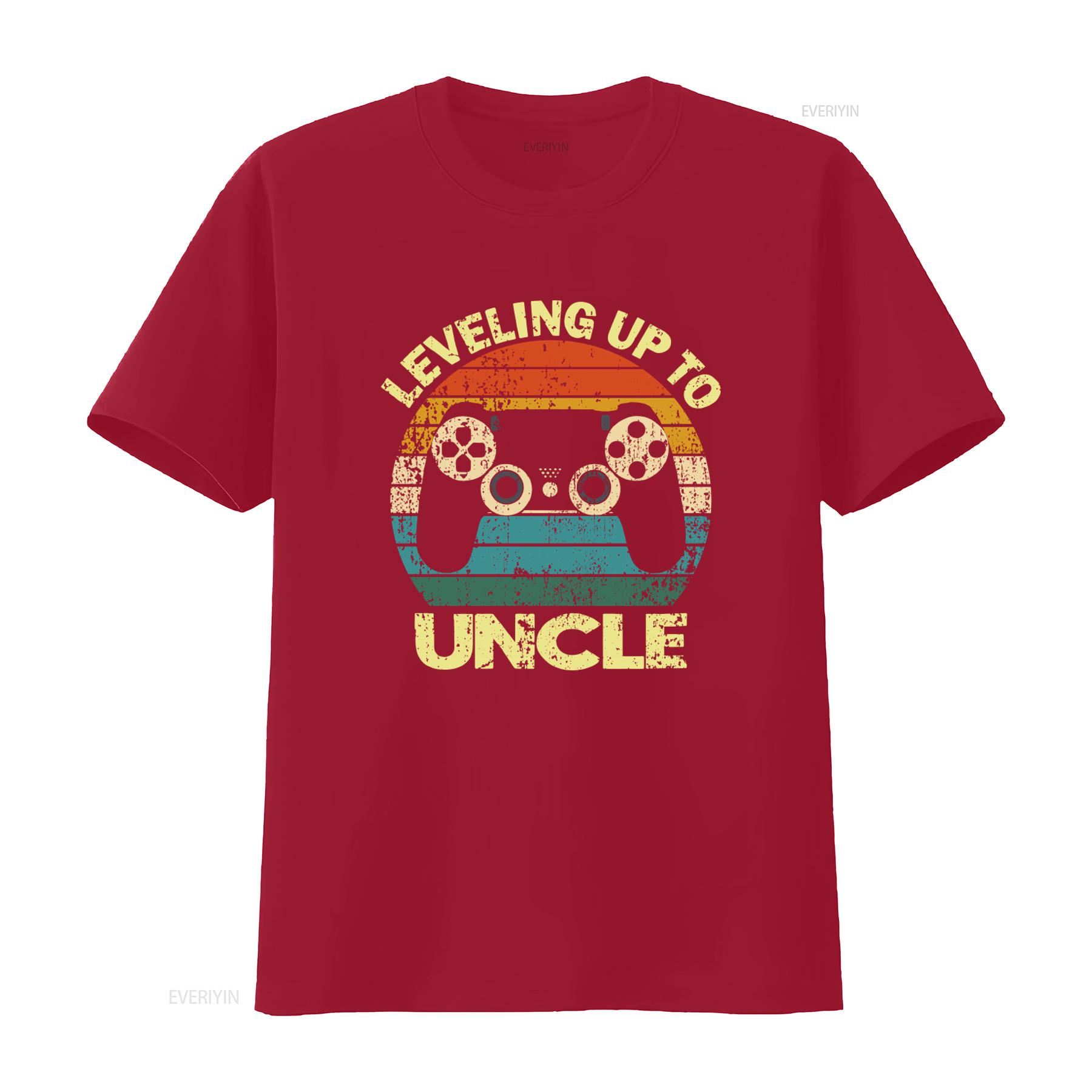 Leveling Up To Uncle Video Game Controller Retro T Shirt Best Ever Future Promoted Leveled First Time vintage Washed Soft S