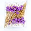 100 Pcs/12cm Disposable Fruit Pick Creative Handmade Heart Shape Bead Appetizer Picks Fruit Toothpicks Party Supplies Toothpick