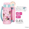 Thermos Straw Bottle 410ml Pink Blue FJV-400FDS P-BL Minnie Pink Blue 410 ml