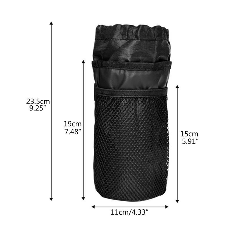 Bike Handlebar Strap on Water Bottle Storage Bag with Shoulder Strap for Travel