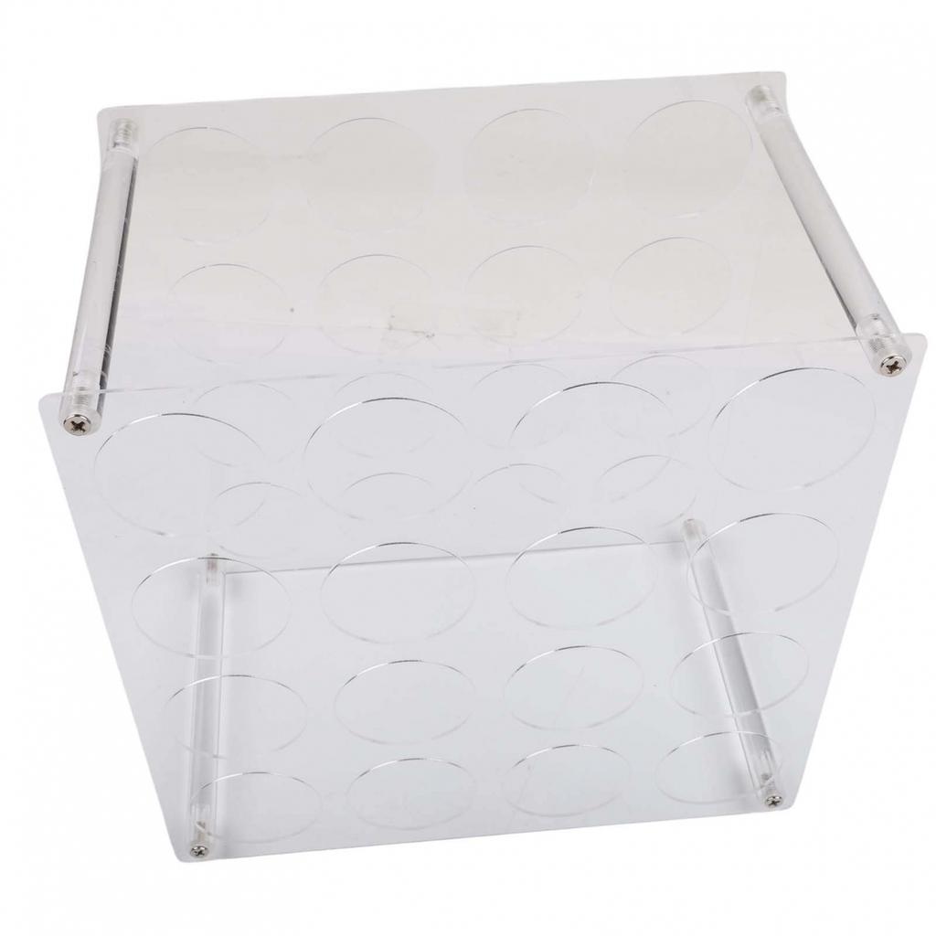 Vinyl Storage Rack with 16 Holes for Craft Rooms and Wrapping Paper