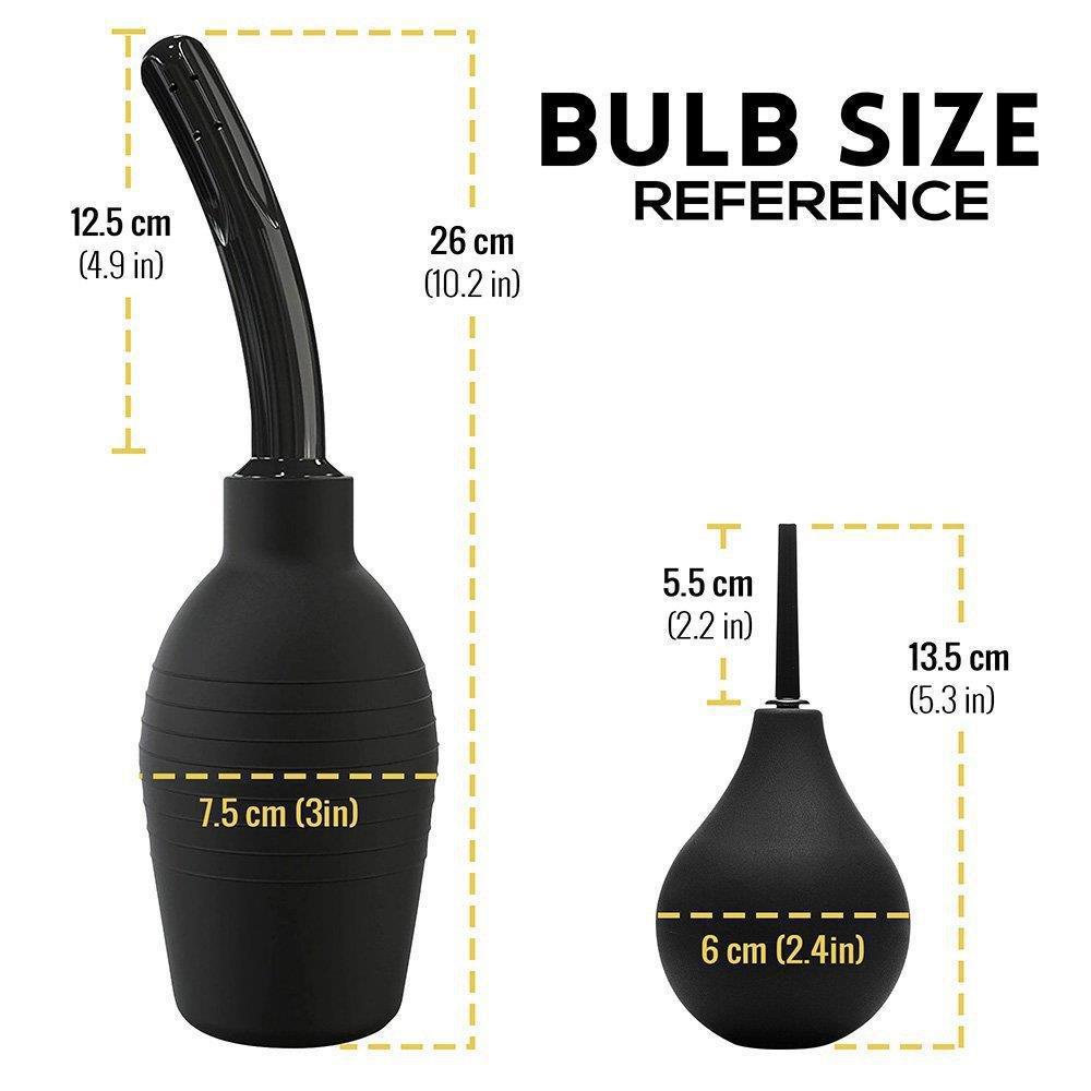 Enema Bulb Syringe Medical Rubber Enema Irrigator Anal Sex Toys Female Vagina Anal Douche Cleaner Toys for Enema Anal Cleaning