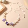 Bohemian Shell Flower Necklace & Bracelet Set: European-American Fashion Choker & Sweater Chain