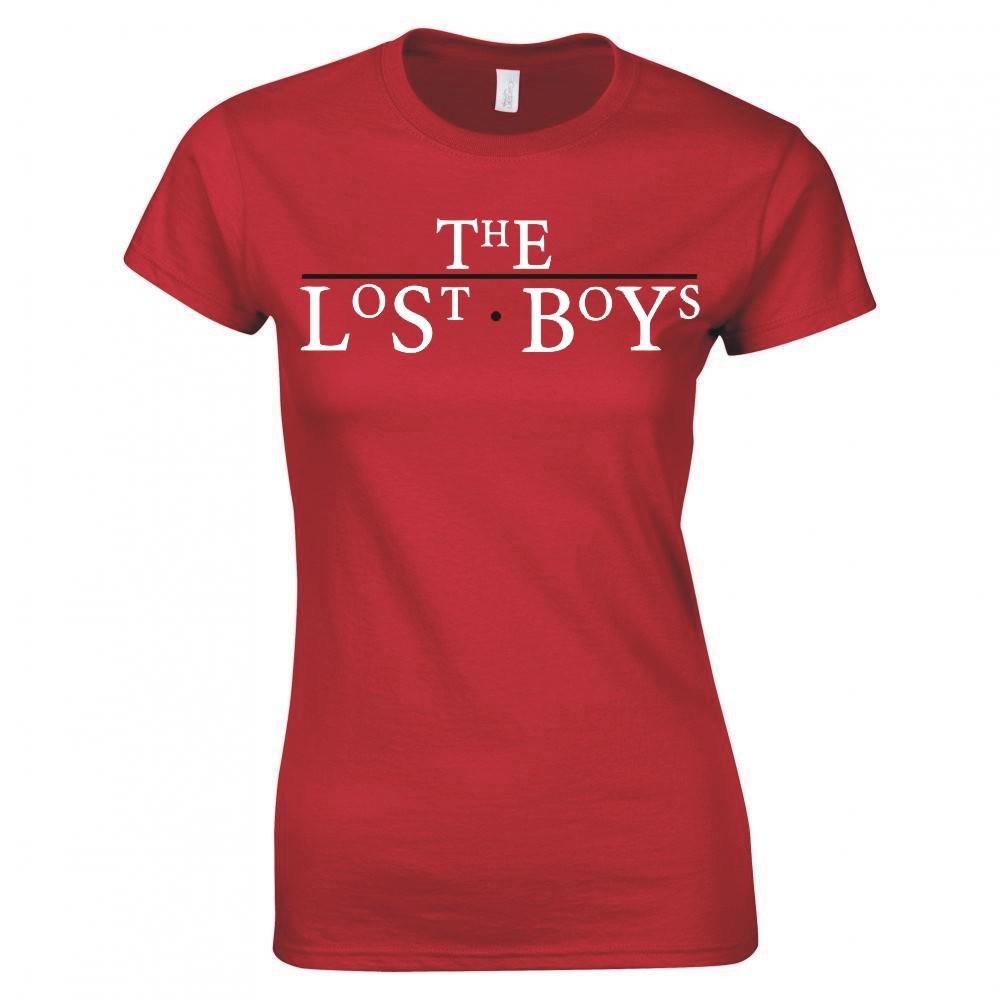The Lost Boys Logo Ladies Skinny Fit TShirt S