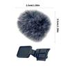 Small Reusable Plush Cover Camera Accessory for Camera Builts In Microphones Mounted On Hot Shoe Blocking Wind Noise