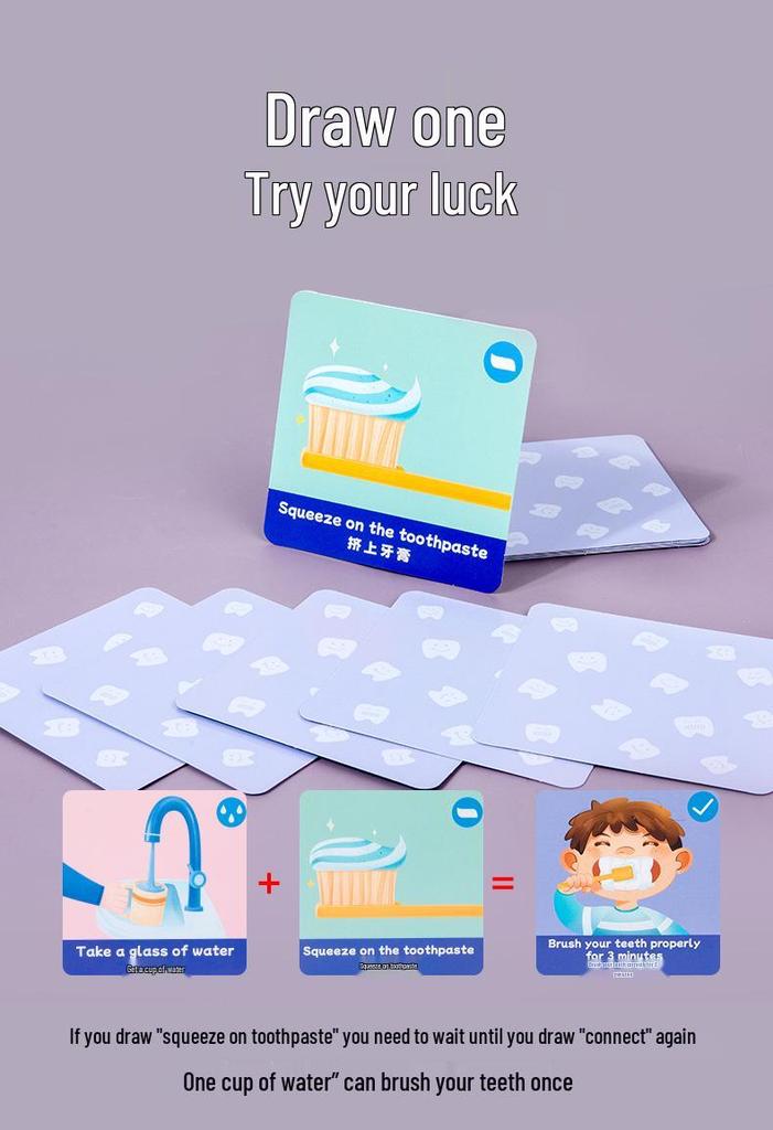 Tooth Brushing Habit Educational Board Game for Kids 3+ | Early Learning and Hand-Eye Coordination Toy
