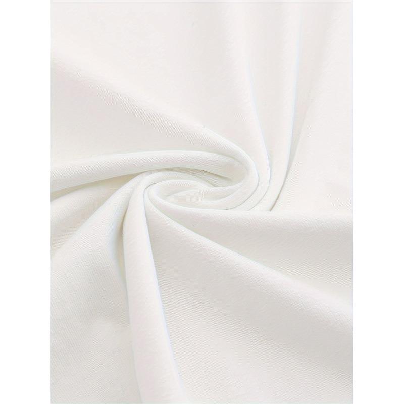 מידות אירופאיות הדפסת אותיות ספרדית חולצות טי גבריות צווארון עגול שרוול קצר | טרנדי, קז'ואל נוח, עליונית רב-תכליתית לכל העונות, גזרה רגילה